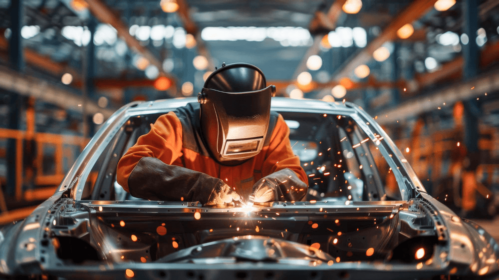 Automotive manufacturing assembly line