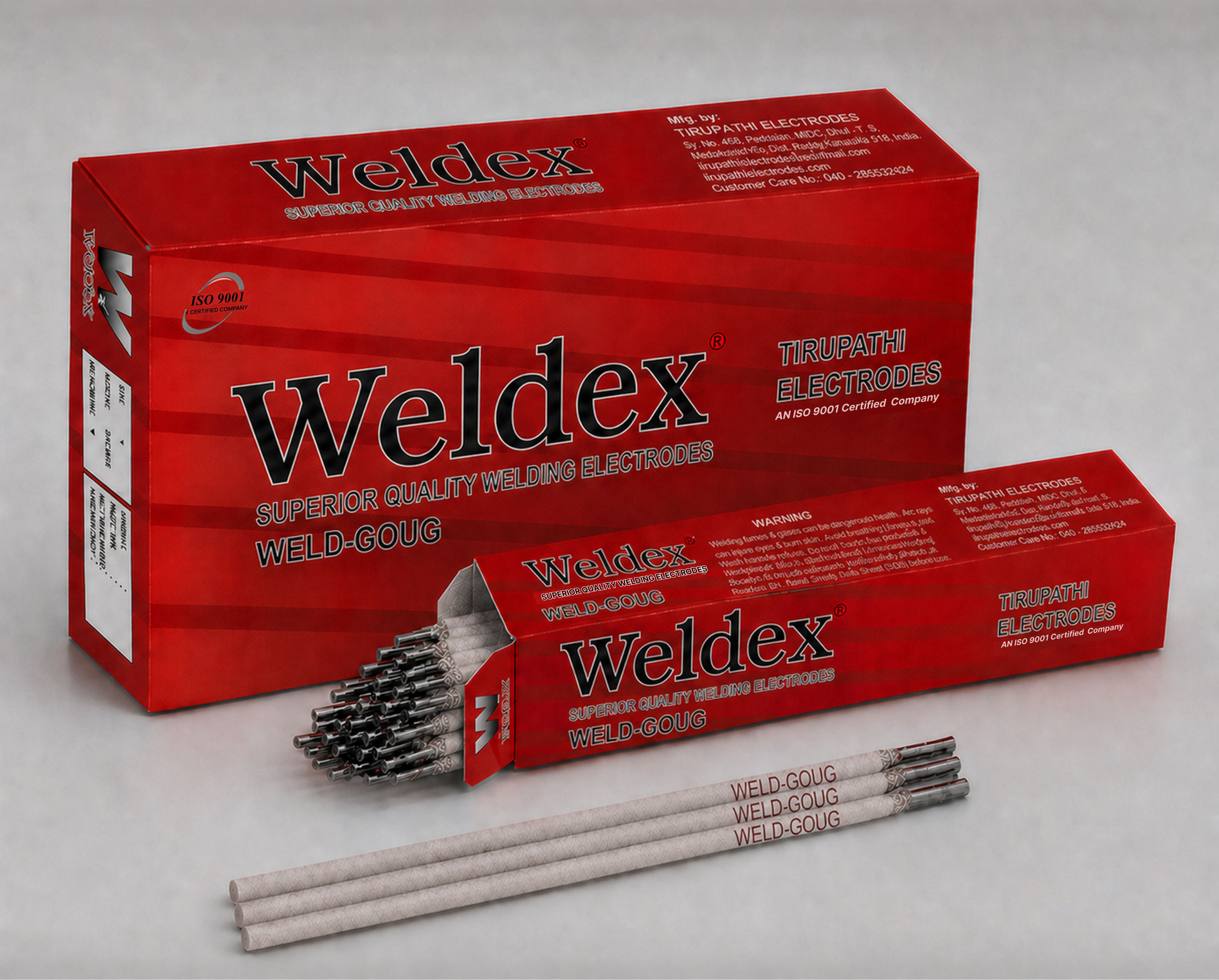 Weldex weld-goug cutting and gouging electrodes