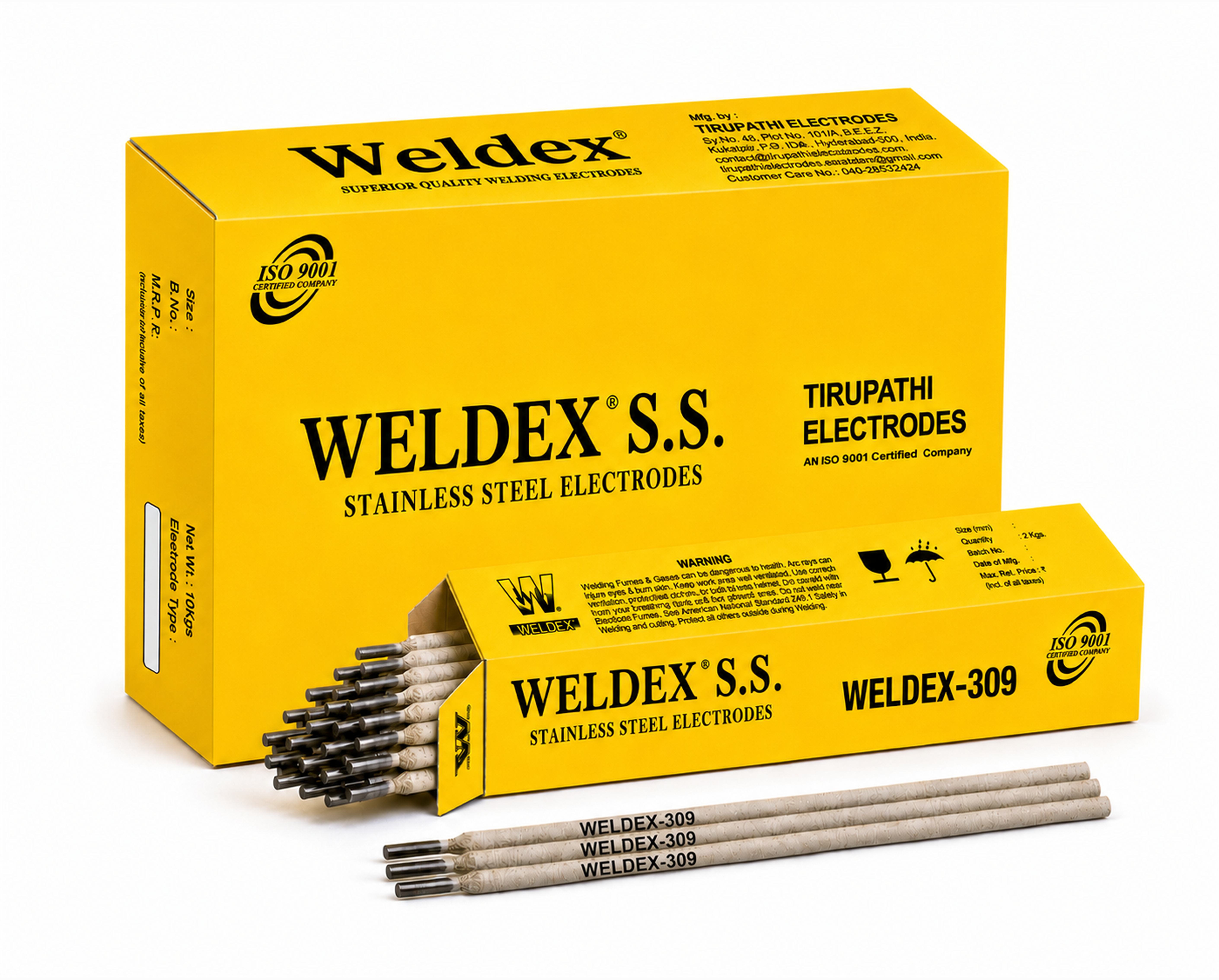 Weldex WELDEX - 309 stainless steel welding electrodes